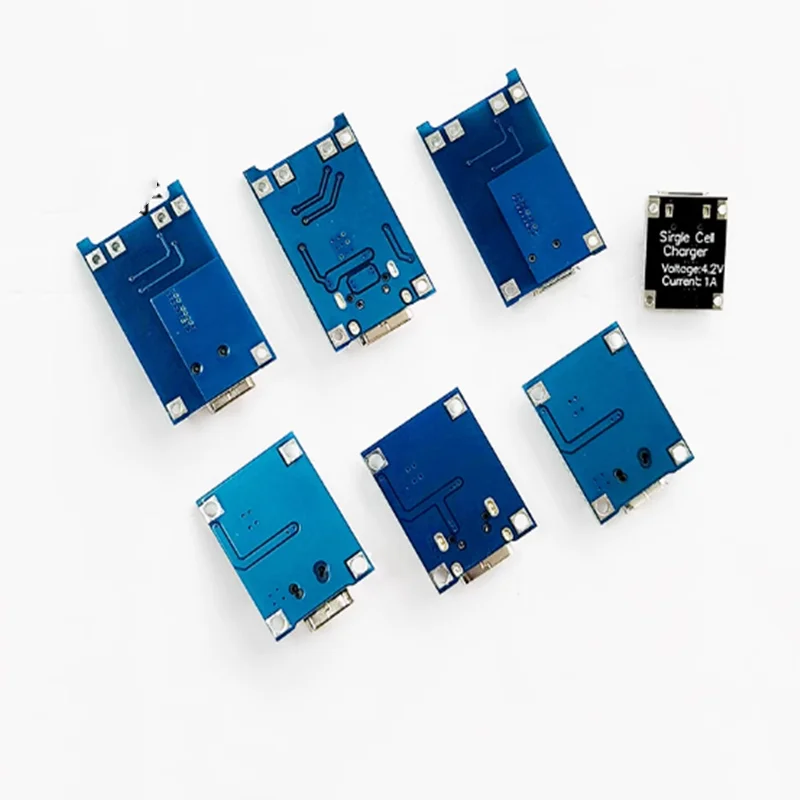 10pcs 5V 1A 18650 Lithium Battery Charging Board TP4056 Lithium Charging Mini/Micro USB Type C Charge Module With Protect