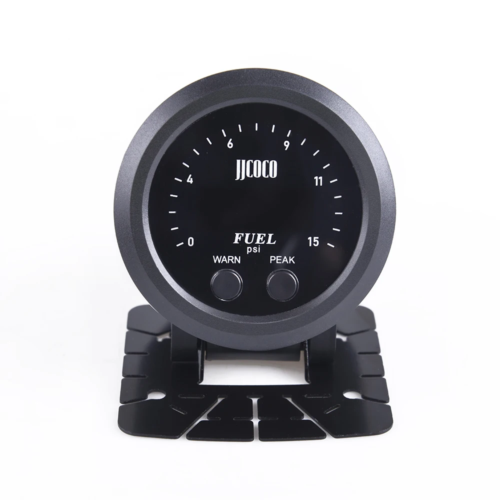 0-15 PSI Electronic Fuel Pressure Gauge With 1/8 Npt Sensor Fuel Pressure Red Display Digital Ultra-Thin Gauge