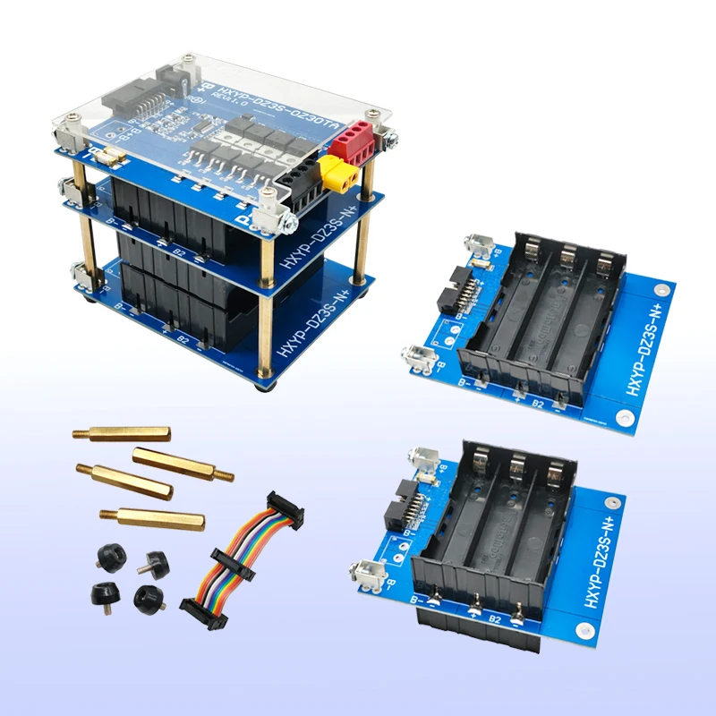 DIY 12V 3S Power Wall Battery Holder 18650 Battery Pack with 3S 30A BMS 3S1P 3S2P Battery box/storage