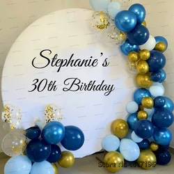 Birthday Parties Welcome Sign Vinyl Decal Big Arch Decoration Custom Texts Sticker Personalized Any Texts Wedding Birthday Mural