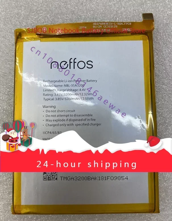 High-quality products For Neffos/TP-Link NBL-35A3200 Router New Large Capacity Mobile Phone Battery