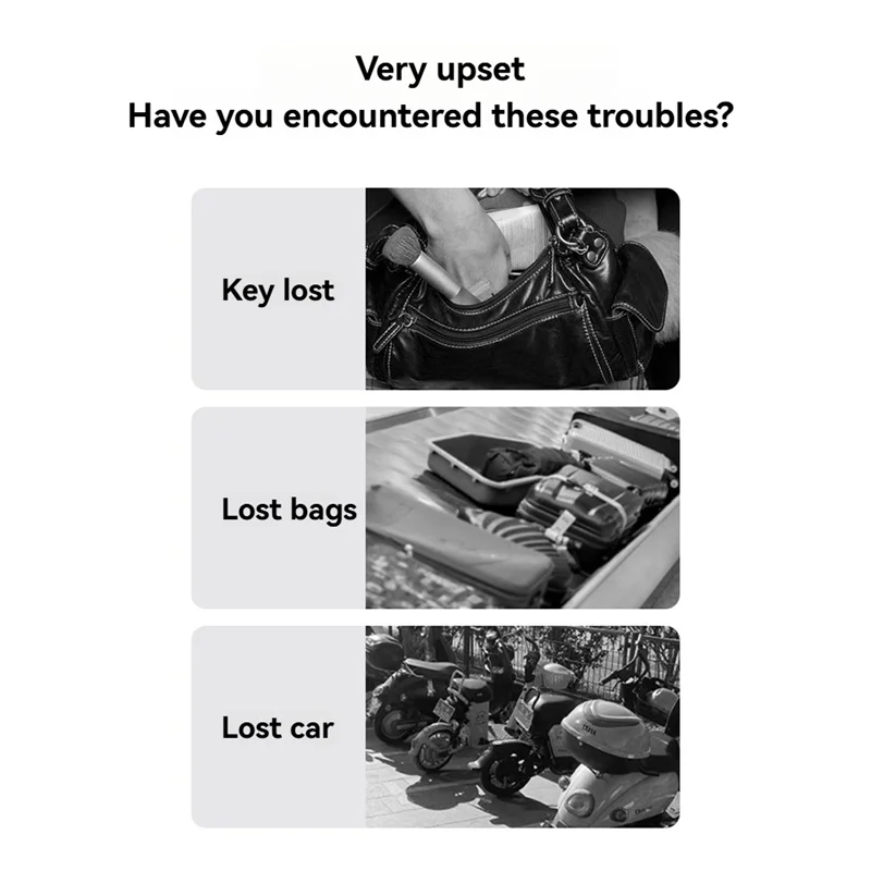 T82C Hot Sale-Bluetooth GPS Tracker Global Positioning Finder Smart Anti-Lost Alarm, Reminder, Positioning Device B