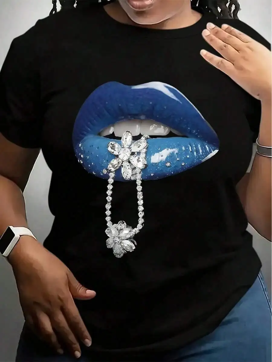 1Pc Camiseta Negra …