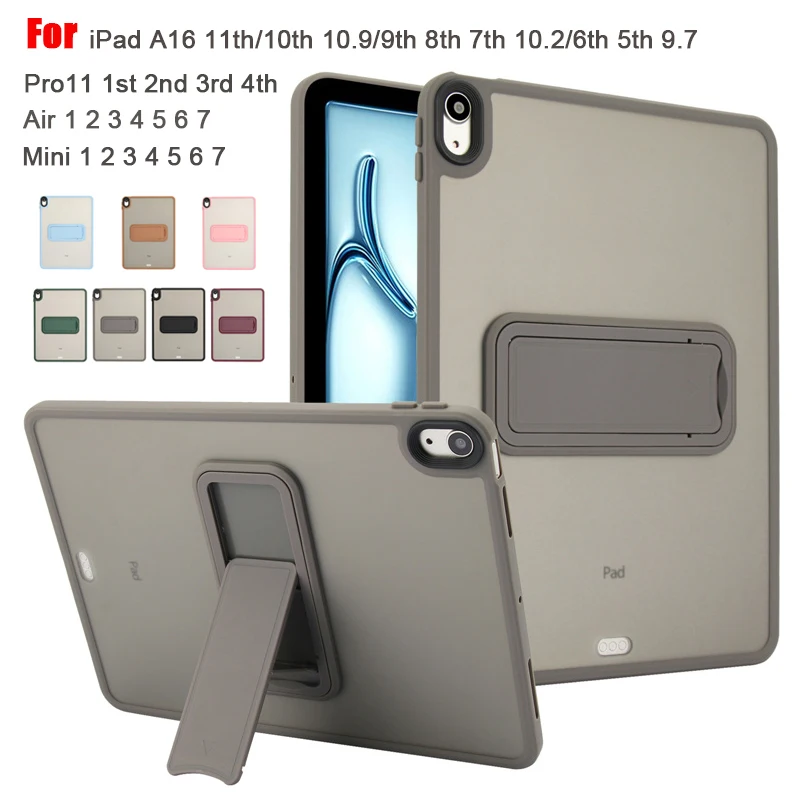 لباد 5th 6th 9.7 "7th 8th 9th 10.2" الهواء 4 الهواء 5 الهواء 11 A16 11th 2025 Pro11 10th iPad mini 4 5 6 7 قطعة + حافظة حامل من البولي يوريثان