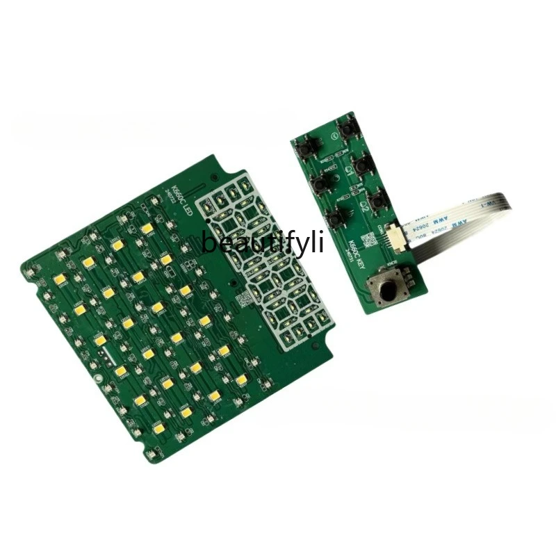 

Dot matrix display clock, scheme main board production multi-function alarm clock circuit board
