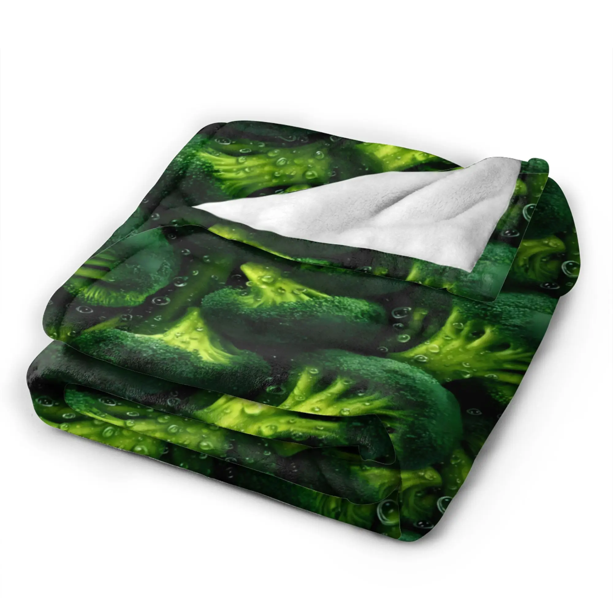 Cabbage Pattern Blanket  Warm Soft Fashion Plush Throw Blanket For Students Living Room Flannel Bedspread Bed Cover
