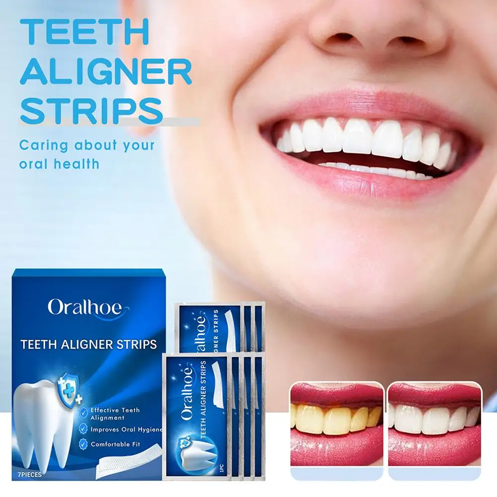 Teeth Aligner Strips Advanced Whitening Strips For Exogenous Tooth Discoloration Yellow Teeth Bright Teeth Dental Care Beau Y6Z3