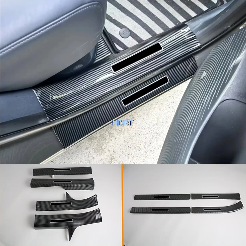 

For Geely EX5/Galaxy E5/Proton e.MAS7 2024 + Car Threshold Scuff Door Sill Welcome Pedal Rear Trunk Guard Cover Tail Boot Plate