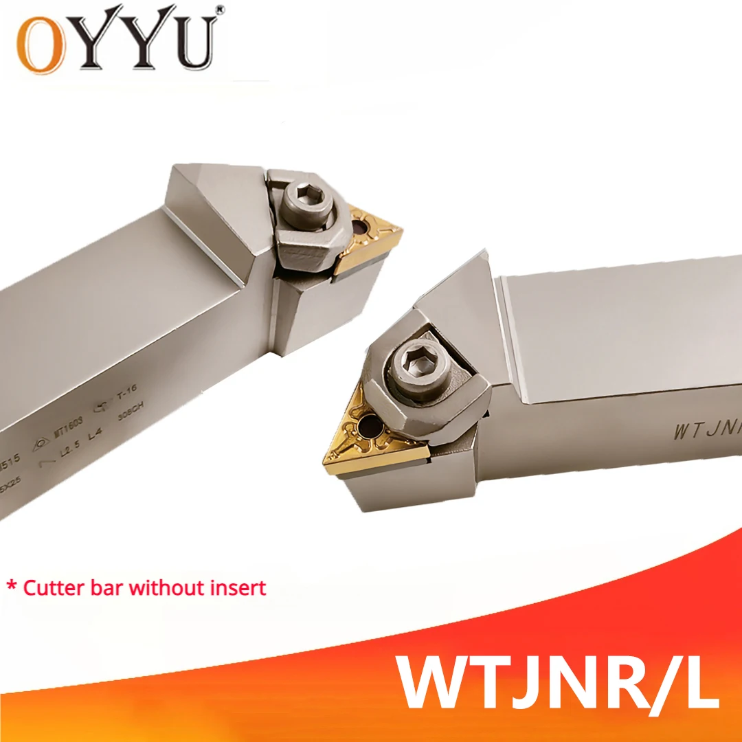 

OYYU Белый пружинный стальной внешний держатель инструментов WTJNR1616H16 WTJNR2020K16 WTJNR2525M16 Хвостовик с ЧПУ WTJNR WTJNL WTJNR1616 WTJNR2020