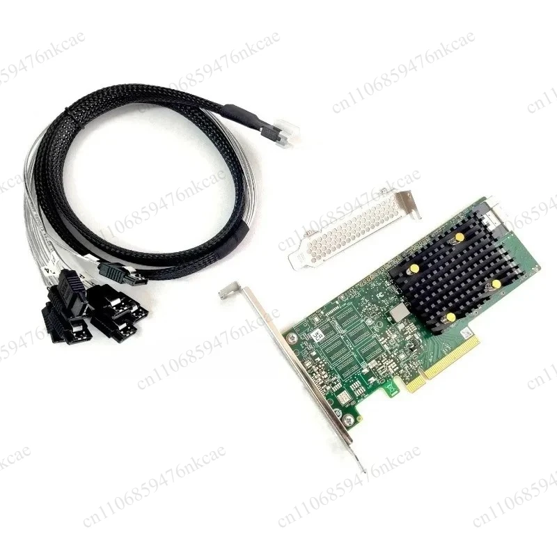 12Gbps SATA SAS PCIe 4.0 X8 + Sff-8654 Cable 9500-8i Tri-Mode HBA Controller