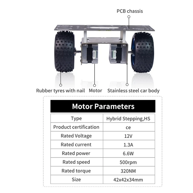 Rolyrobot Balance Car Robot STM32 Wireless Video Robot Electronic Learning Kit US Plug