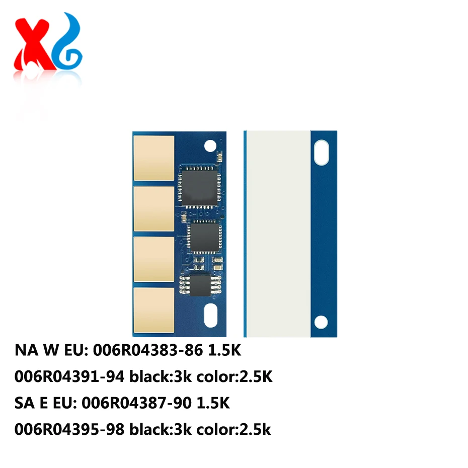 C235 C230 Toner Chip For Xerox C230 C235 006R04383 006R04384 006R04385 006R04391 006R04392 006R04393 006R04394 NA WEU SA EEU