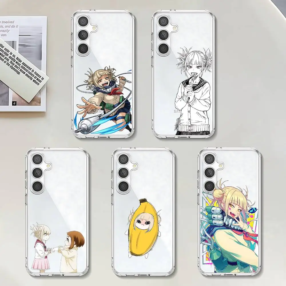 

H-Himiko T-Toga Anti-Fingerprint Transparent Phone Case For Samsung Galaxy A52,A12,A51,S24,S23,S22ULTRA,S21 Edge,S20LITE,Plus