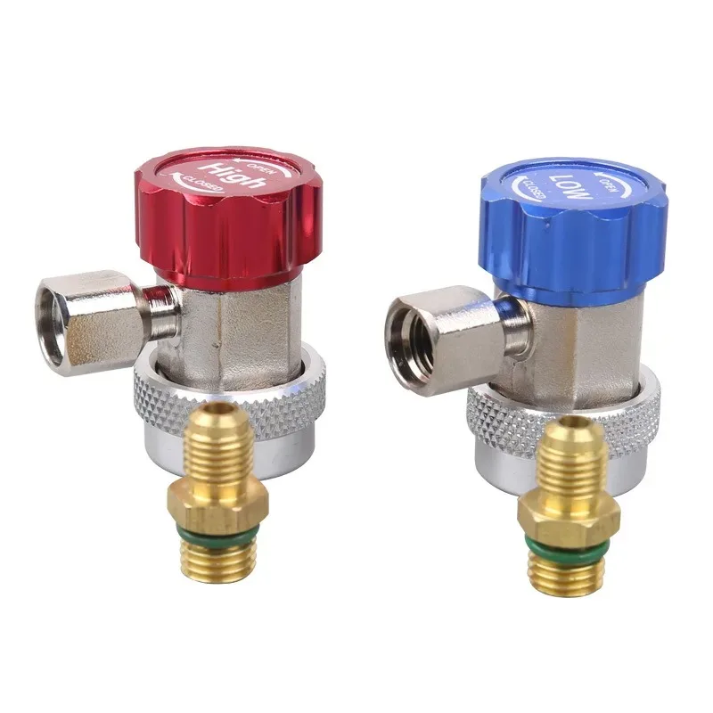 New 4-Way AC Diagnostic Manifold Gauge Set - Fits R410A/R32/R134A/R22 Refrigerant for Air Conditioning Measurement & Diagnosis