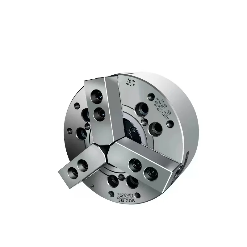 10 Inch Pneumatic/Hydraulic CNC Lathe Chuck 3K10 A6 A8 3 Jaw Used / New Through Hole Power Chuck CNC Lathe Hydraulic Power Chuck
