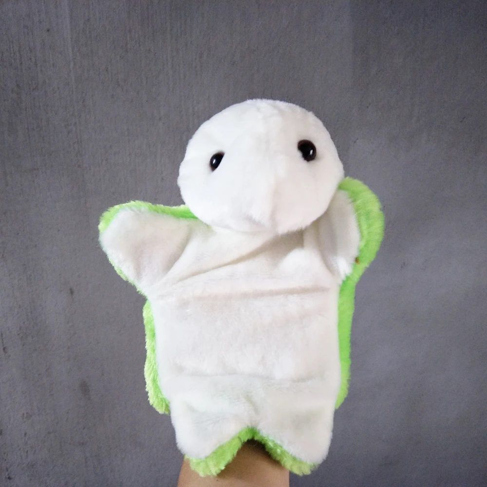 Weiches gefülltes Geschenk für Kleinkinder, Plüschtier, Schildkröte, Handpuppe