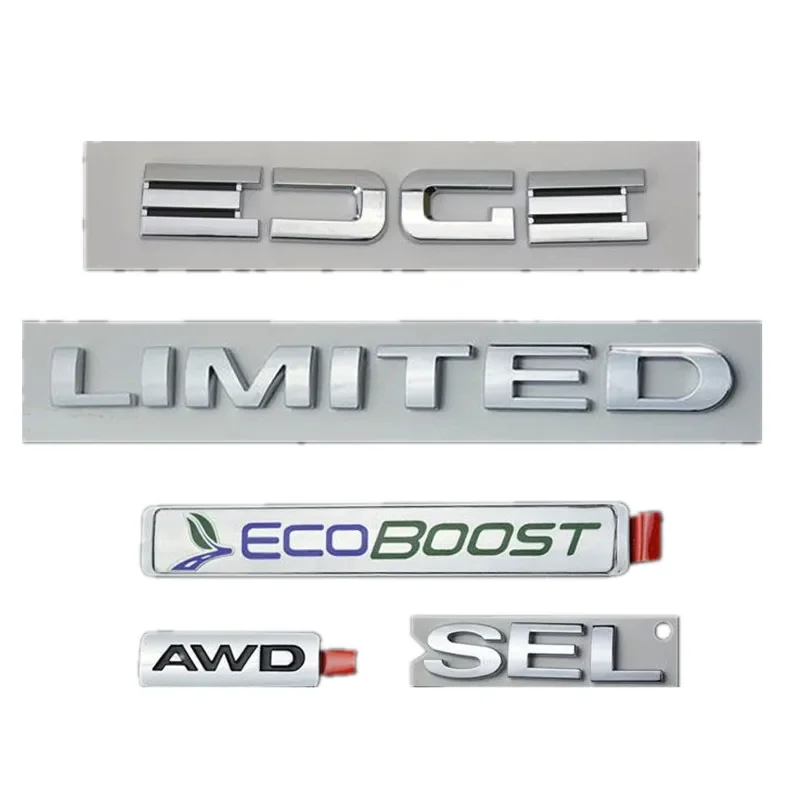 Envío Directo para EDGE SEL LIMITED ECOBOOST AWD emblema Logo maletero trasero placa de nombre