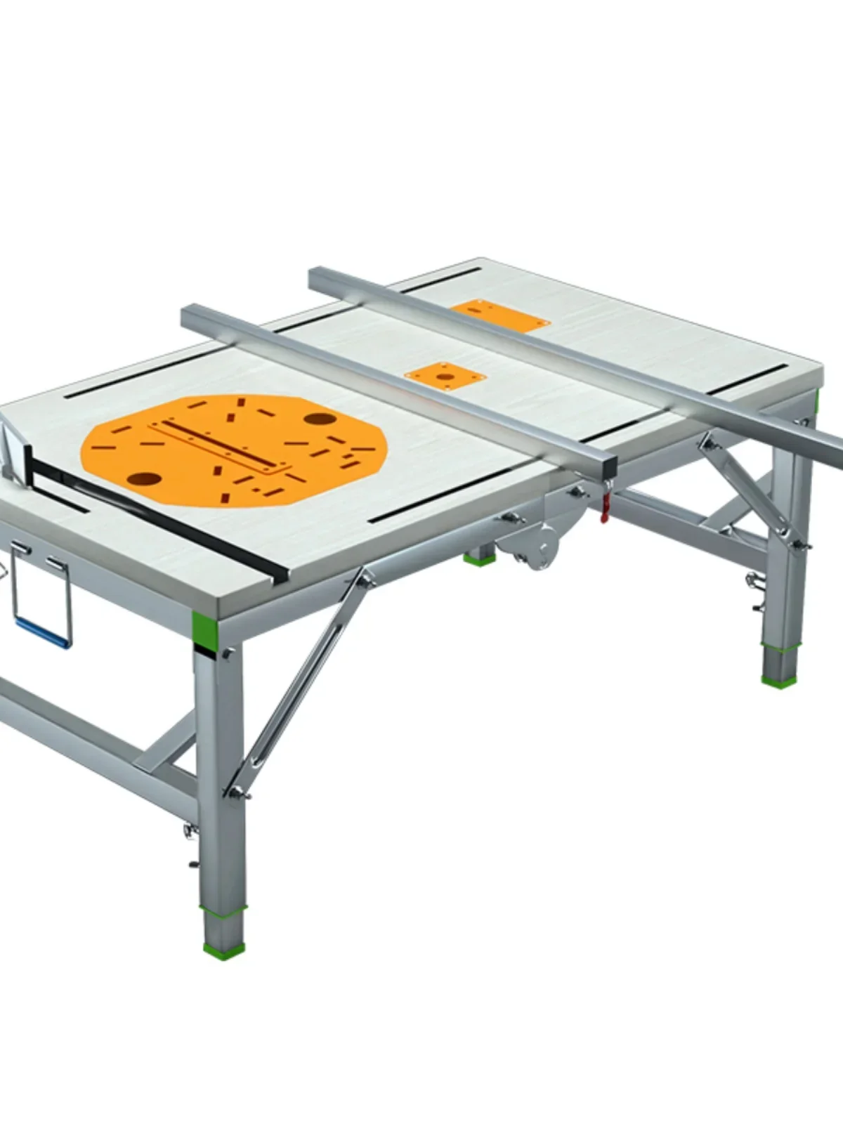 Woodworking table Multifunctional push Flip-chip Portable  Small lifting Folding woodworking