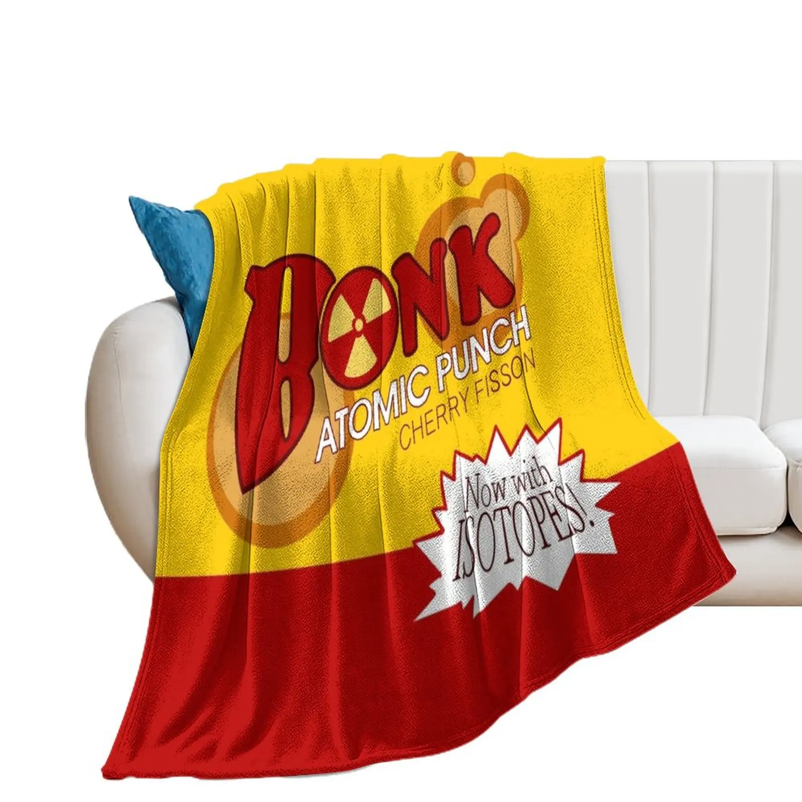 

ATOMIC PUNCH Throw Blanket Thermal funny gift christmas decoration Blankets