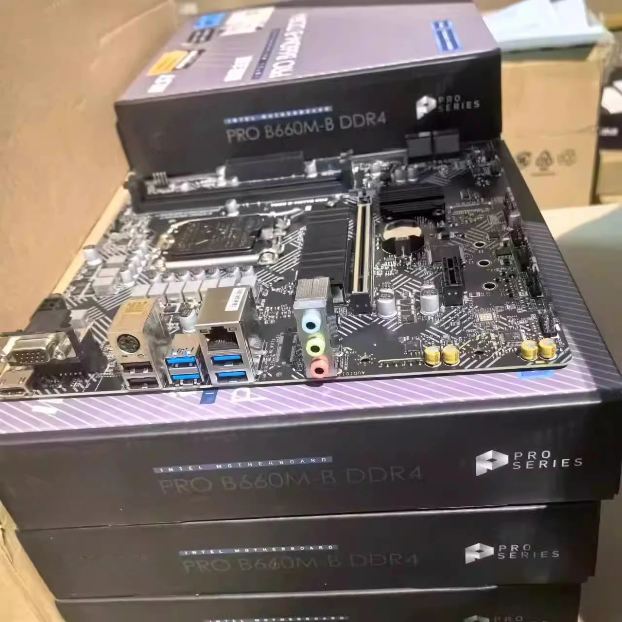 Boxed FOR MSI PRO B660M-B DDR4 supports 12th generation 13th generation CPU 2.5G network interface card with HDMI