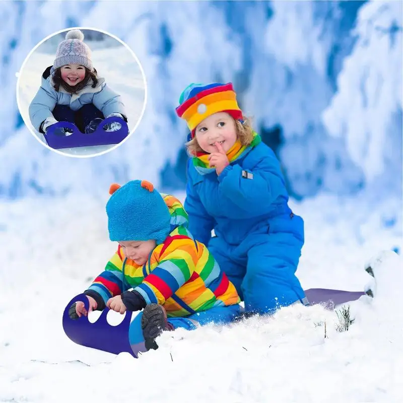 Snow Sled For Kids Flexible Snow Sled For Kids Rolling Winter Winter Snow Sled For Kids Lightweight Roll Up Snow Sled For Beach