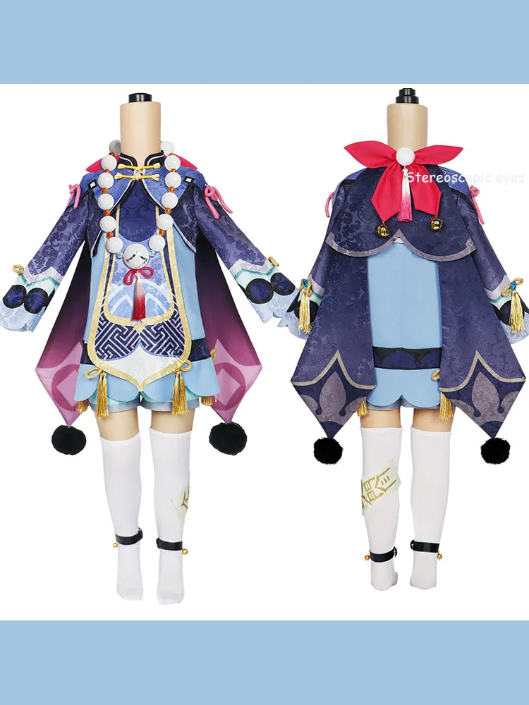 Genshin Impact role-playing costume ice series cute loli game animation complete set of 77 male and female children's role-playi