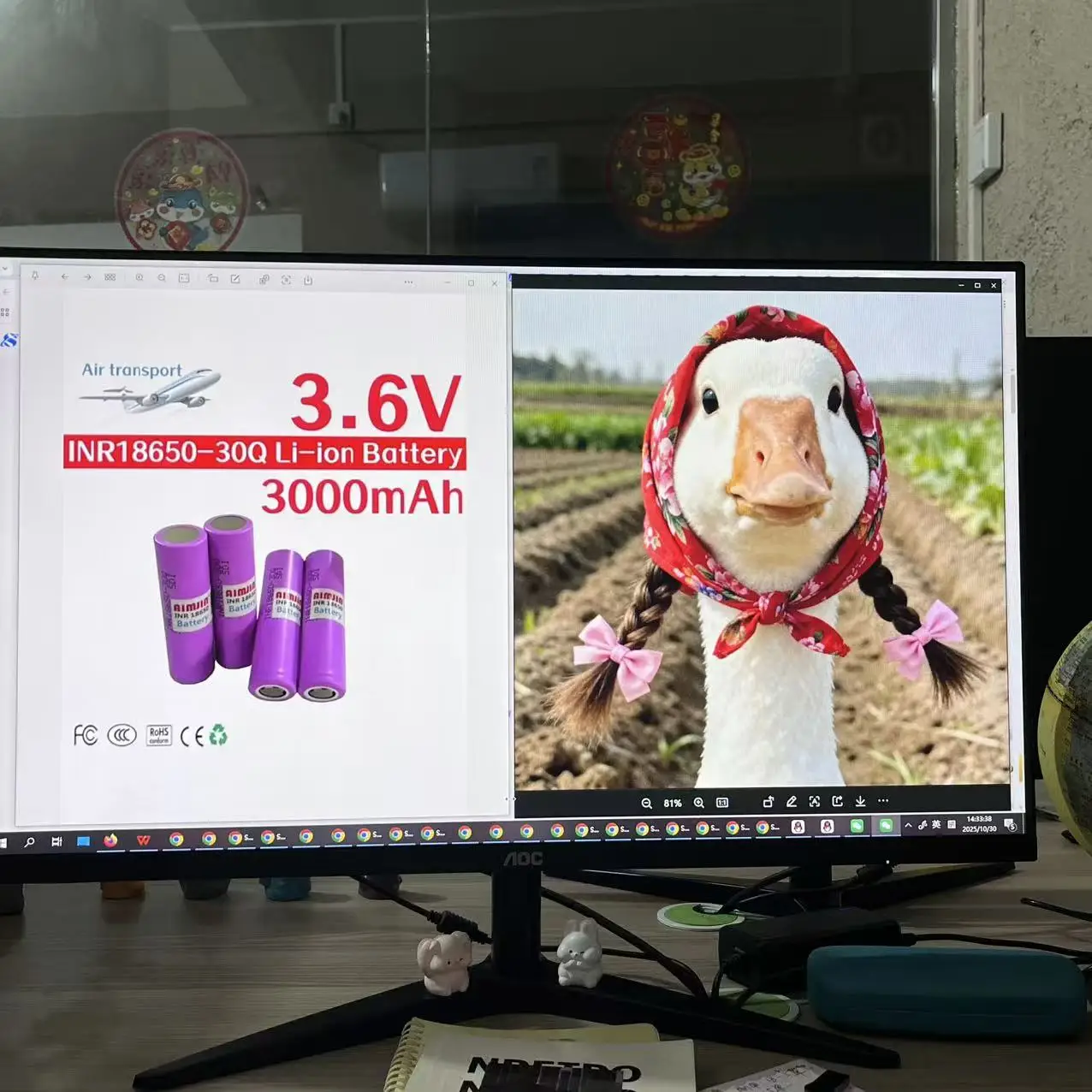 

bestseller 3.6V 3000mAh 10PCS 18650 Battery For Samsung INR18650 30Q Lithium Lon Battery Replacement External Battery