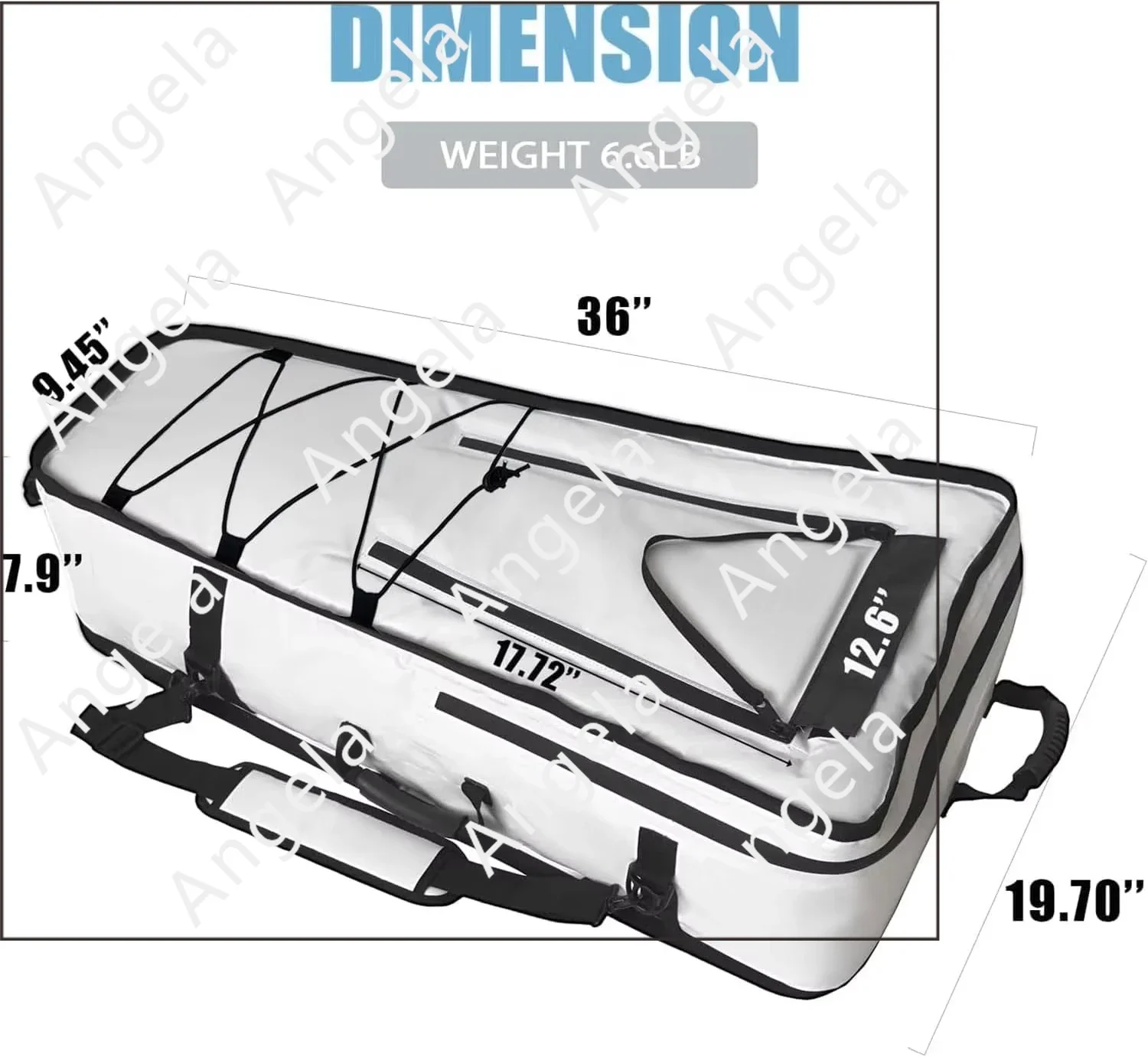 

Kayak Fish Cooler Bag 36in Portable Waterproof Leakproof Kill Bag for Fishing
