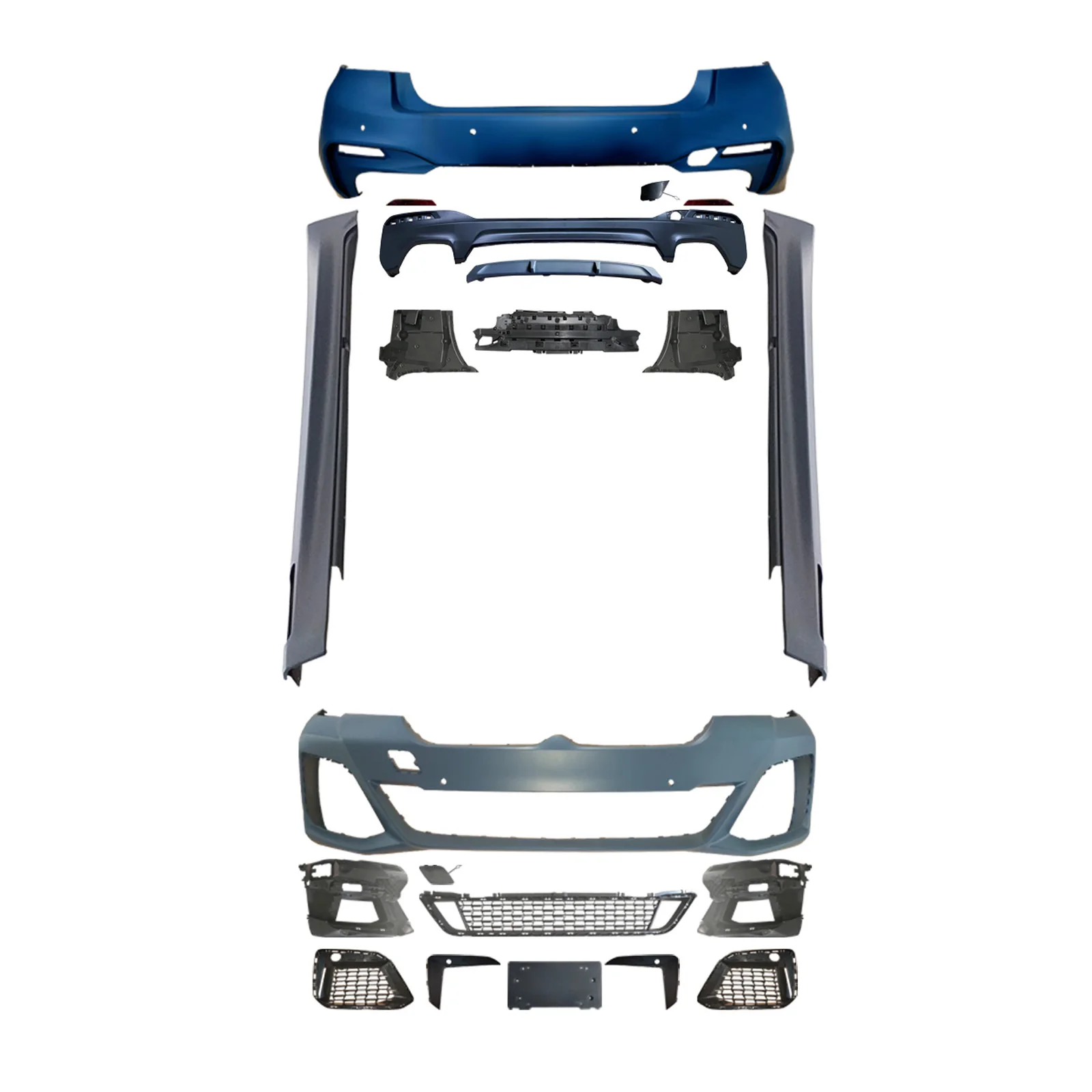 

China Auto Body Spare Parts MT Bumper Side Skirts M-Tech Car Body Kit for 5 Series G30 Lci 2021-2023