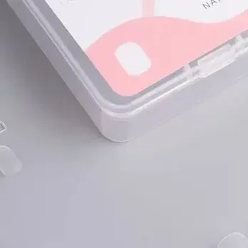 100 pz/scatola Unghie Finte Trasparente Presse Sulle Unghie Copertura Unghie Finte Consigli A Forma Corta Goccia D'acqua Adesivo Completo Per Le Unghie