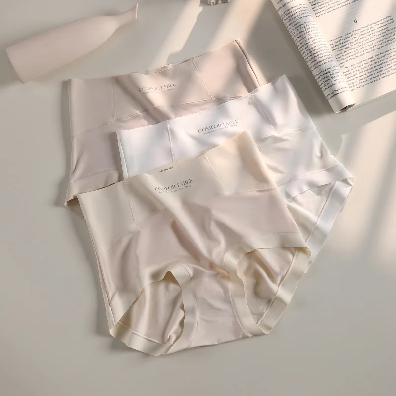 Ropa interior Sexy, bragas transpirables para mujer, levantador de glúteos suaves de talla grande, bragas de cintura alta para mujer, faja para el vientre para mujer