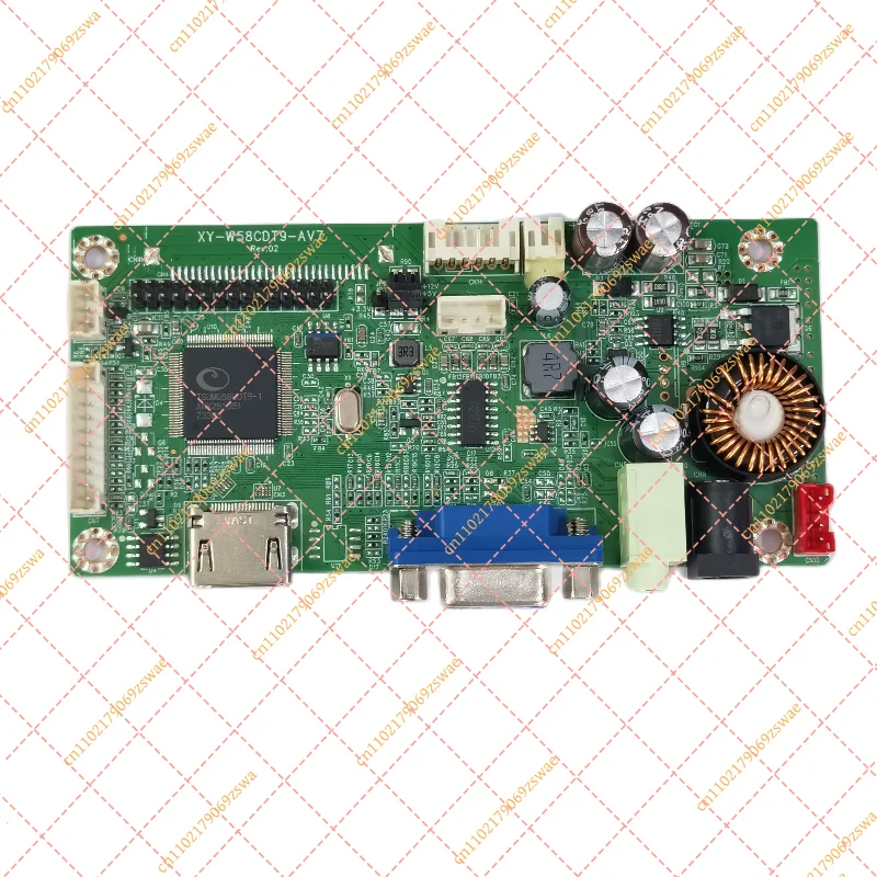 HDMI+VGA LCD Monitor Driver Board - Desktop Screen Control Board with Integrated LED Constant Current