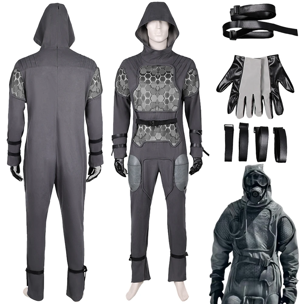 

Paul Atreides Stillsuit Cosplay 2024 Movie Dune 2 Desert Protective Printed Jumpsuit Halloween Carnival Suit For Men Male Adult