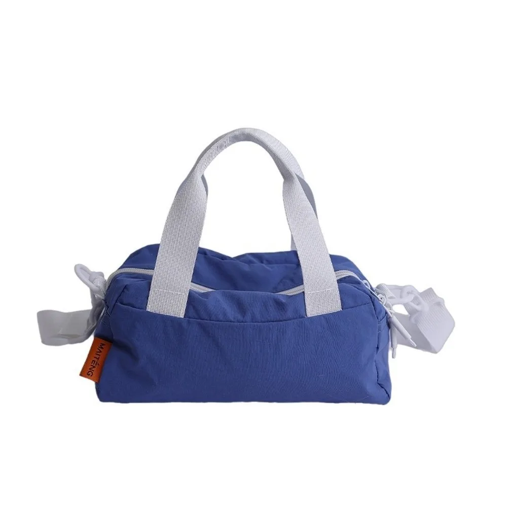 

Портативная однотонная легкая сумка для отдыха, корейская нейлоновая сумка через плечо с регулируемым ремешком, повседневные женские сумки, кошелек