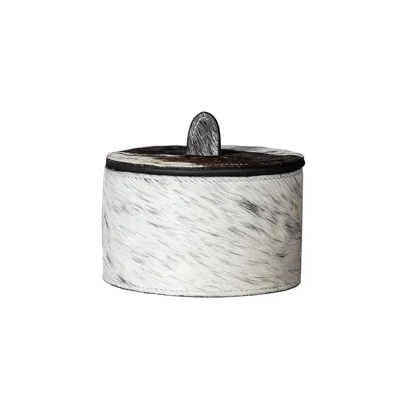American home storage horsehair tray, living room coffee table model house ornament creative light luxury European decoration