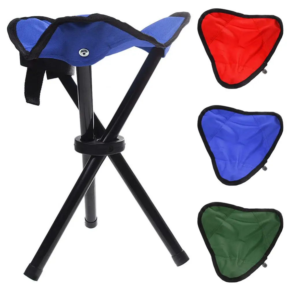 Folding Chair Portable Outdoor Camping Garden Travel Canvas Tripod Stool Chair Складной Стул