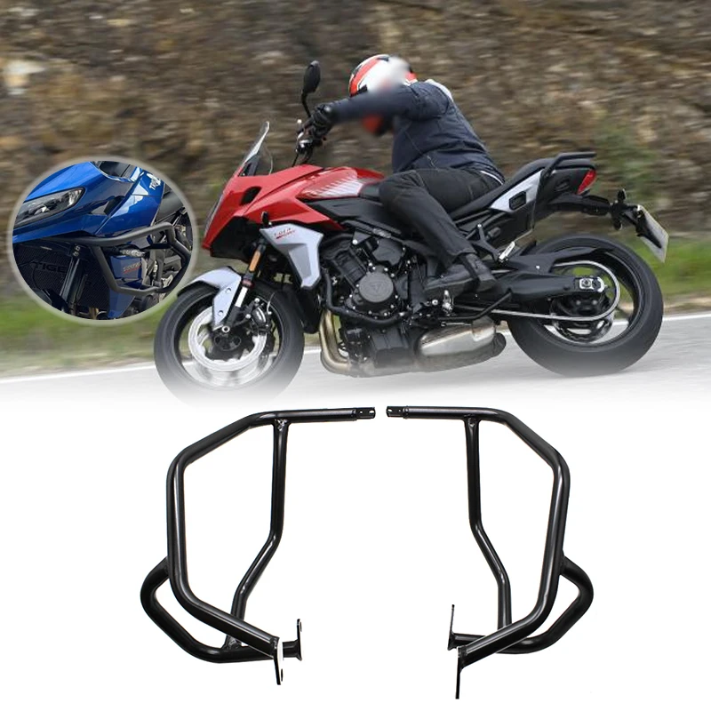 

Crash Bars Bumpers Fit For tiger sport 660 Tiger660 Tiger 660 2022 2023 Motorcycle Engine Guard Tank protector Upper Cover