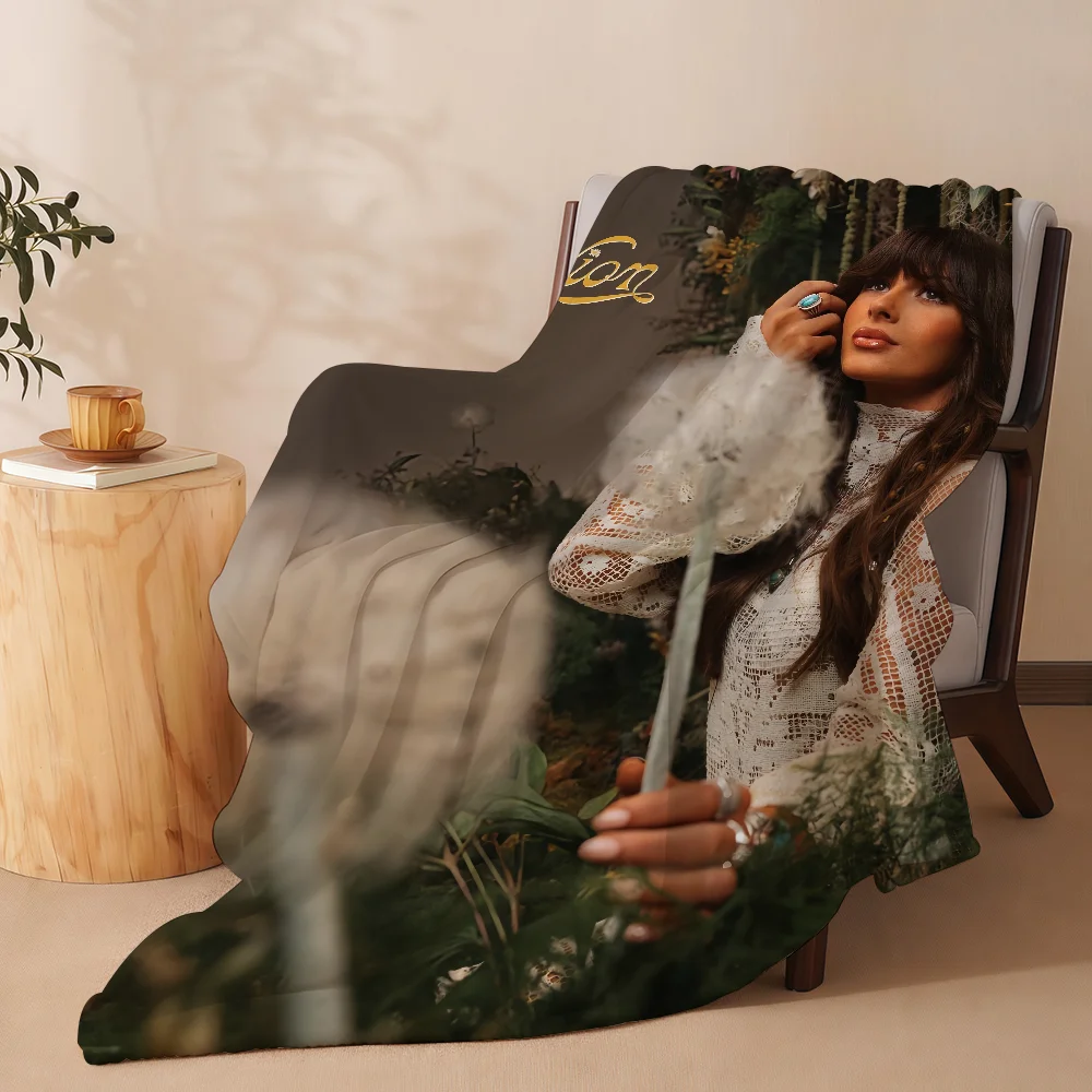 Singer Ella Langley-S Dandelion Blanket Soft Warm And Thick Perfect For Bedroom Living Room Bed Sofa Camping Picnic Office Gift