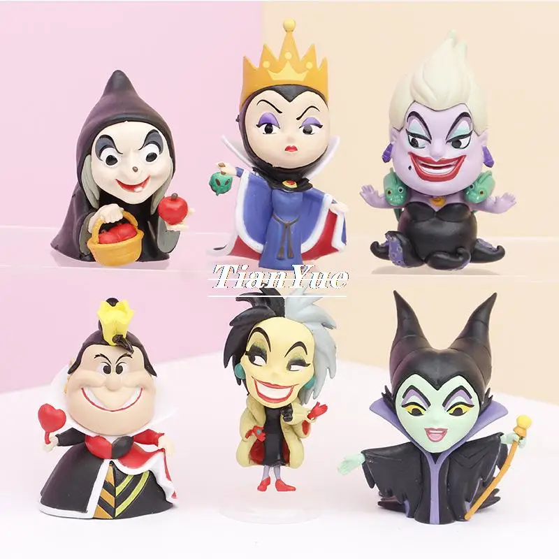 

Anime Villain Poisonous Witch Movie Character 6pcs/set Vinyl Model Figure Decoration 8cm