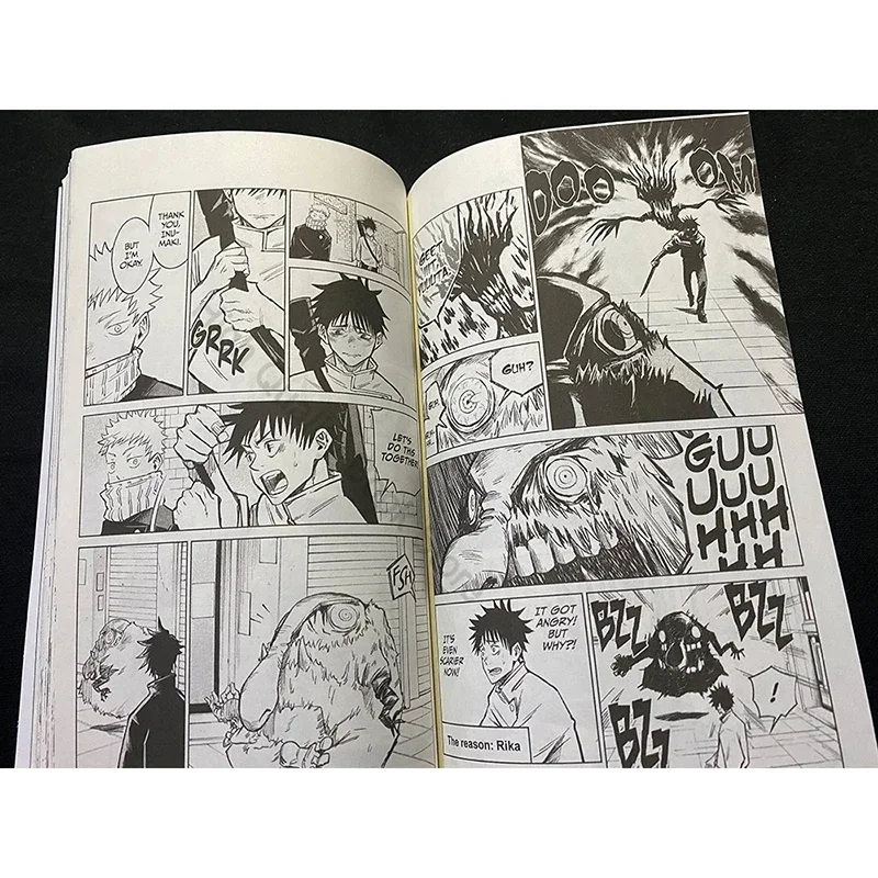 1 Book Anime Jujutsu Kaisen Japan Youth Teens Fantasy Science Mystery Suspense Manga Comic Book English Split for sale livre