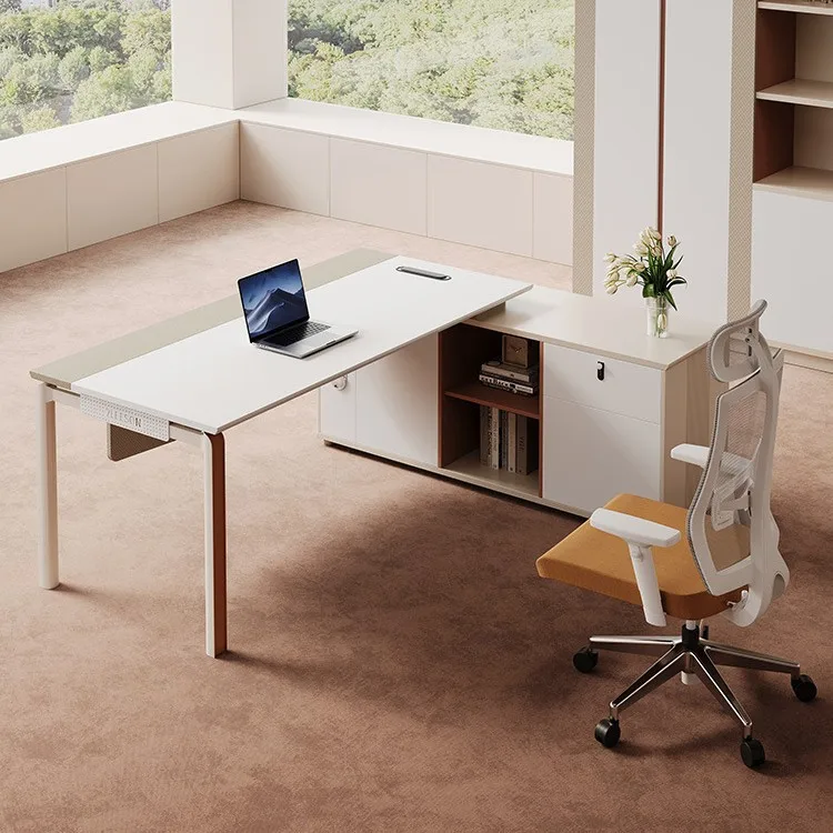 Boss Desk Supervisor Manager and Chair Combination Leader Office Furniture Large Class Computer Desk Environmental Protection