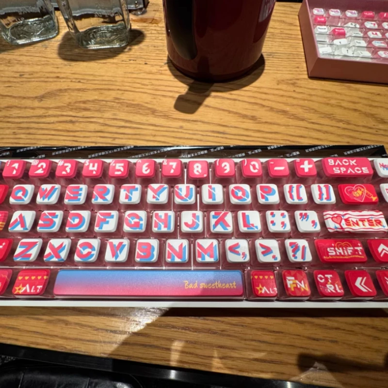 

Колпачки для клавиш с наконечником пальца, профиль PBT ASA, розовый, фиолетовый, черный, крутой, милый, колпачок для ключей для геймеров, подарки своими руками для пар, друзей