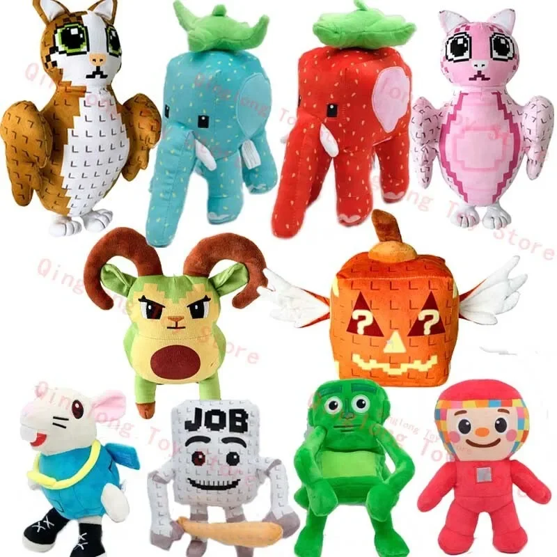 Pluszaki z gry Steal a Brainrot, pluszowy słonik truskawkowy, pająk wojownik, gadżety z gry, urocze miękkie pluszaki, prezenty dla dzieci.