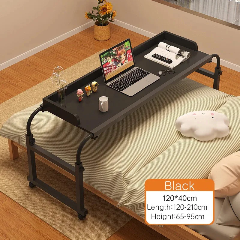 Adjustable Height And Length Laptop Desk Overbed Table Movable for Living Room Bedroom Computer Table