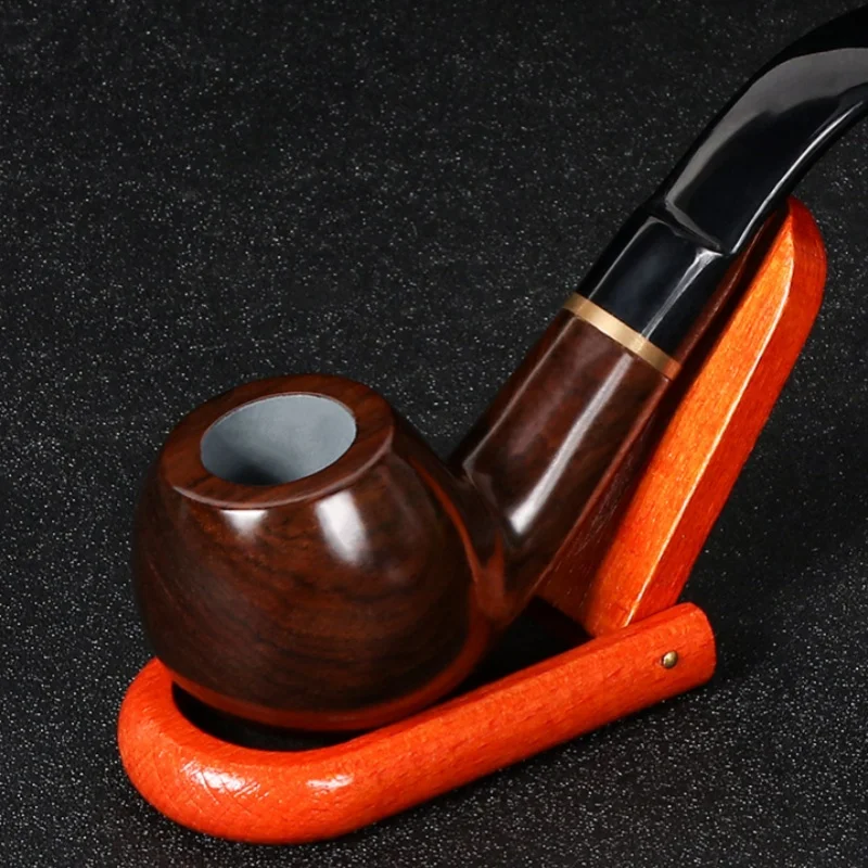 

Smoking accessories unit Pipe holder Pipe holder Wooden folding bucket holder Creative portable Pipe holder