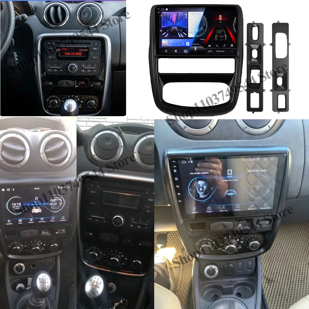 Car Radio For Renault Duster 1 2010-2015 For Nissan terrano 2014-2020 Android Auto GPS Navigation Head Unit Multimedia Video