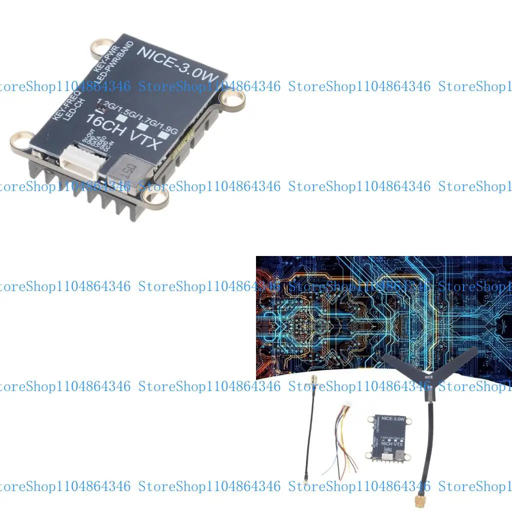 

5ASD Высокая частота 1,2/1,5/1,7/1,9 ГГц беспроводная передача Модуль трансмиссии Многочисленные уровни мощности в режиме платы