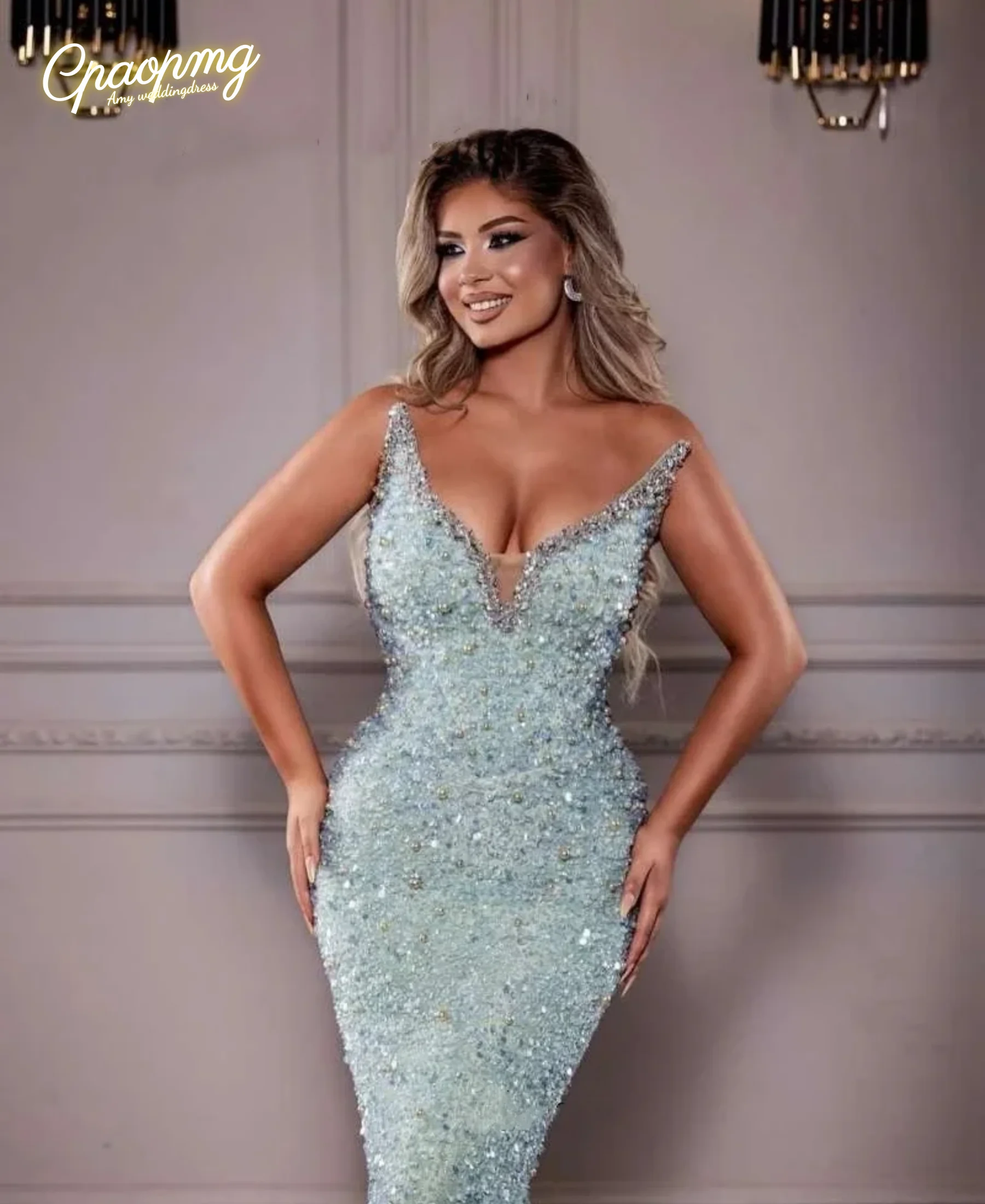 

Роскошные вечерние платья по индивидуальному заказу для женщин, платье без рукавов с вырезом в форме сердца и блестками, платье со шлейфом и кристаллами, вечернее платье