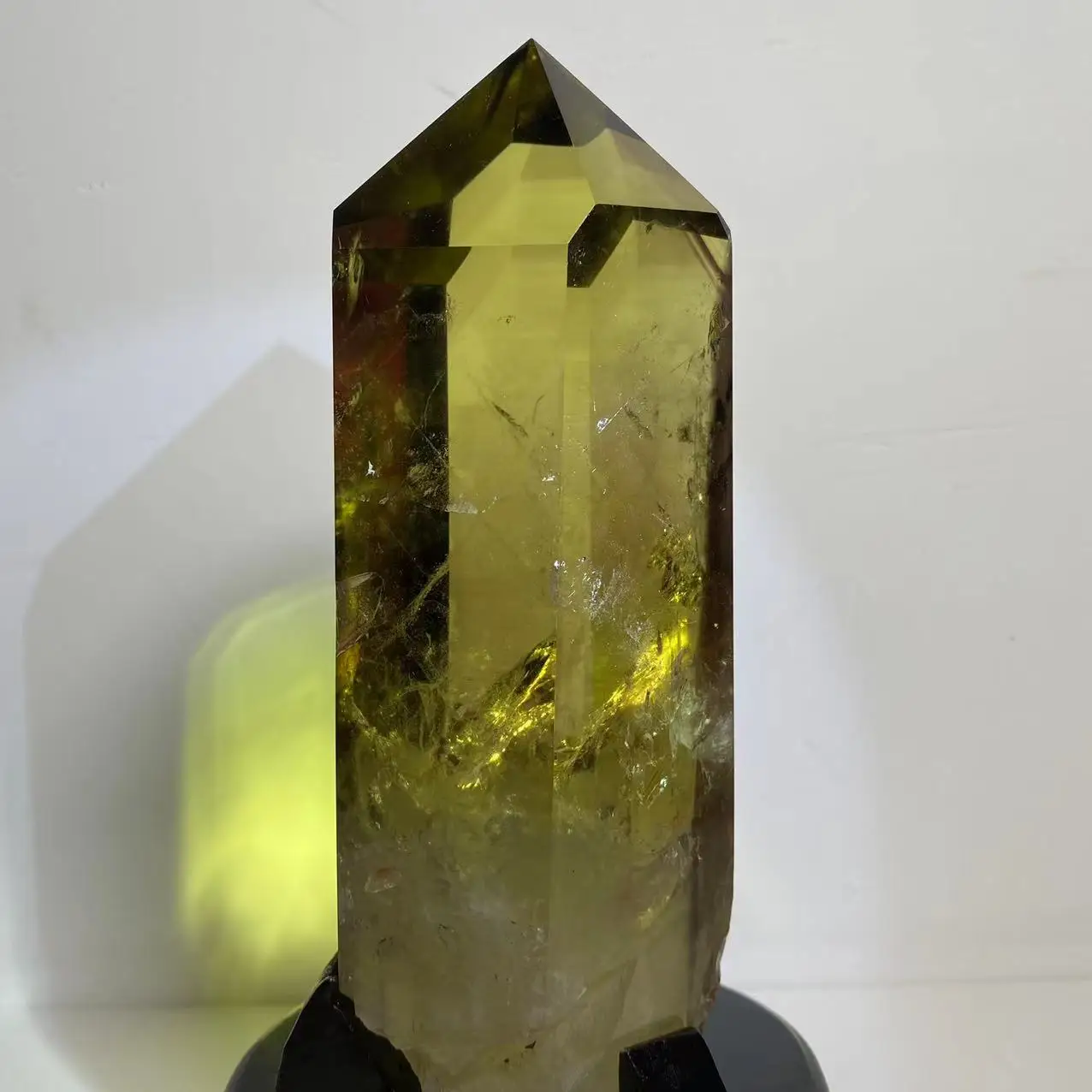 High Quality Natural Transparent Lemon Crystal Wand