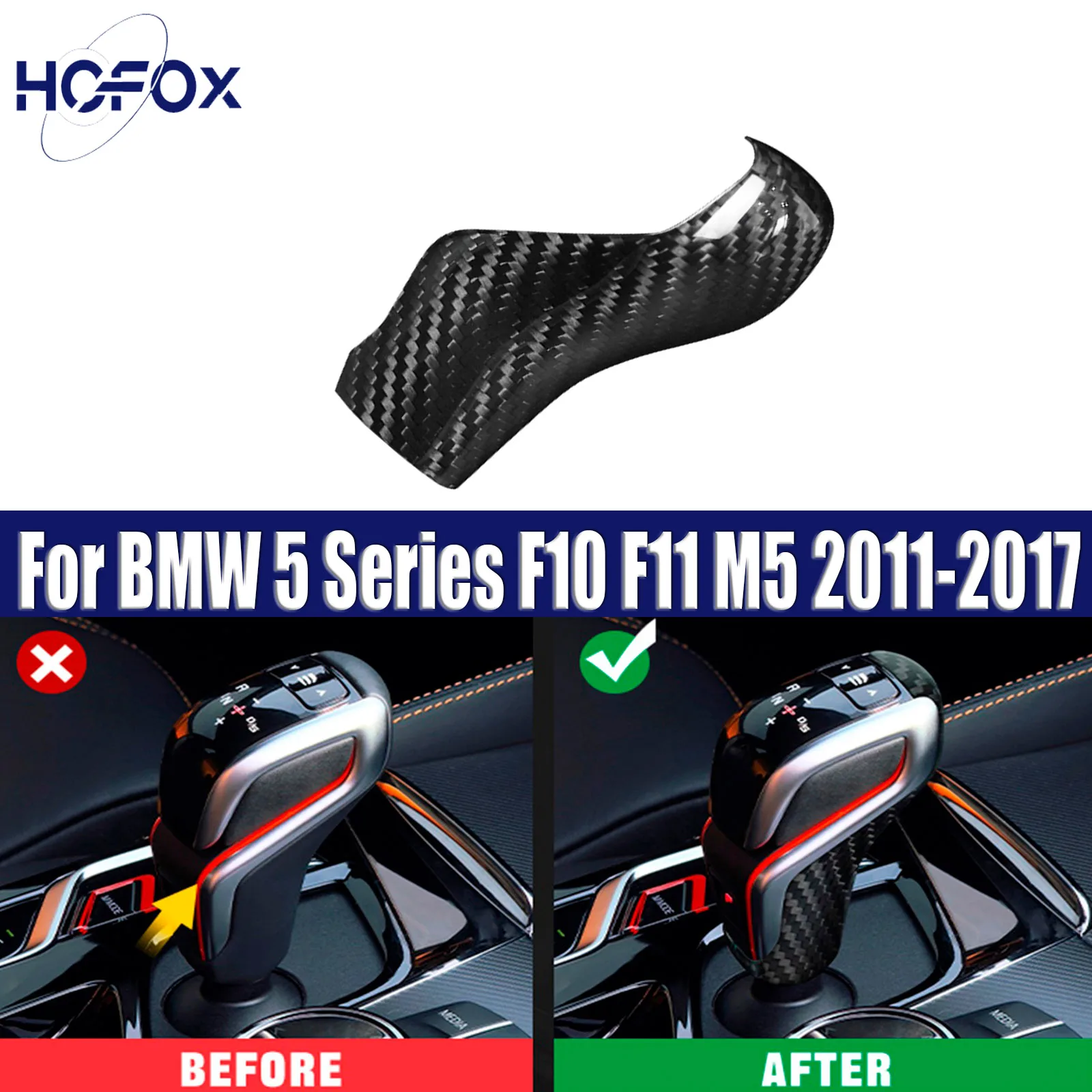 

For BMW F90 M5 2018-2024 Gear Shift Knob Back Trim Cover